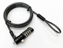 eSTUFF GLB220105 cable antirrobo Negro 1,8 m 