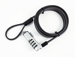 eSTUFF GLB220302 cable antirrobo Negro 1,8 m 