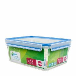 EMSA 508546 recipiente de almacenar comida Rectangular Caja 3,7 L Transparente 6 pieza[s] 