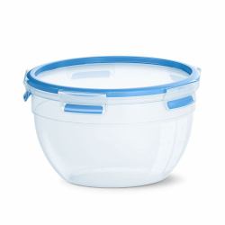 EMSA CLIP & CLOSE N10114 Alrededor Contenedor 2,6 L Azul, Transparente 1 pieza[s] 
