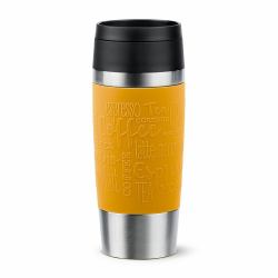 EMSA Travel Mug Classic 36 ml Acero inoxidable, Amarillo 