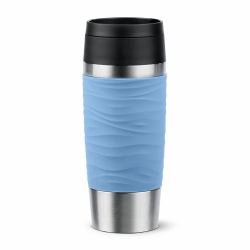 EMSA Travel Mug Waves 36 ml Azul, Acero inoxidable 