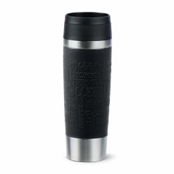 EMSA Travel Mug Classic N2022000 taza de viaje 500 ml Negro, Acero inoxidable Acero inoxidable 