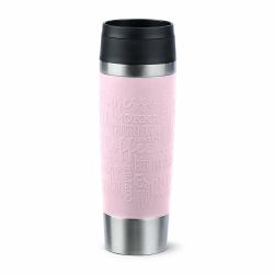 EMSA Travel Mug Classic Grande 500 ml Rosa, Acero inoxidable 