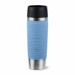 EMSA Travel Mug Waves Grande 500 ml Azul, Acero inoxidable 