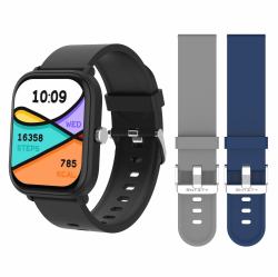 Entity AERO SMARTWATCH BLUE AND GREY 5,11 cm [2.01"] TFT 48.7 mm Digital 240 x 296 Pixeles Pantalla táctil Negro 