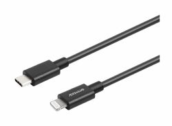 Essentials 1110707 cable de conector Lightning 0,2 m Negro 