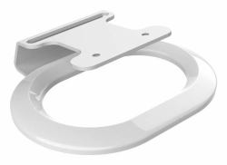 Flexson FLXE300DS1011 soporte de altavoz Escritorio Acrilonitrilo butadieno estireno [ABS], Acero inoxidable Blanco 