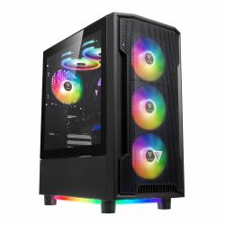 GAMDIAS ATHENA M6 LITE carcasa de ordenador Midi Tower Negro 