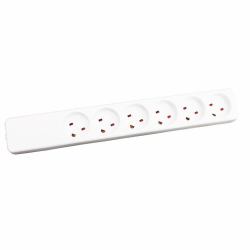 Garbot Z66000108-PA01 base múltiple 6 salidas AC Interior Blanco 
