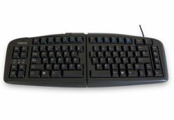Goldtouch V2 Teclado teclado Universal USB QWERTY Español Negro  - Versión UK