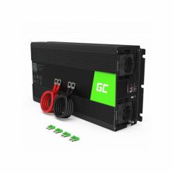 Green Cell INV21 adaptador e inversor de corriente Auto 6000 W Negro 