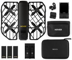 HOVERAir X1 Pro Max 4 rotores Cuadricóptero 48 MP 1920 mAh Negro 