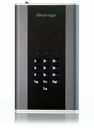iStorage diskAshur DT2 256-bit 22TB-Classified - Graphite disco duro externo USB tipo A 3.2 Gen 1 [3.1 Gen 1] Negro 