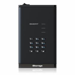 iStorage diskAshur DT3 HDD disco duro externo 8 TB USB Tipo C 3.2 Gen 1 [3.1 Gen 1] Negro 