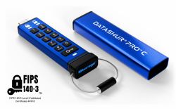 iStorage datAshur PRO+C unidad flash USB 32 GB USB Tipo C 3.2 Gen 1 [3.1 Gen 1] Azul 