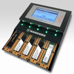 iStorage Kanguru Clone 4 Duplicador de HDD/ SSD [discos duros/unidades de estado sólido] Negro 4 copias 
