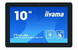 iiyama TW1023ASC-B1P pantalla para sala de reuniones 25,6 cm [10.1"] 1280 x 800 Pixeles LED 802.11b, 802.11g, Wi-Fi 4 [802.11n] Bluetooth 