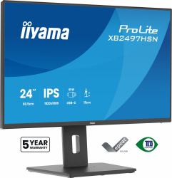 iiyama ProLite XB2497HSN-B1 pantalla para PC 60,5 cm [23.8"] 1920 x 1080 Pixeles Full HD LED Negro 