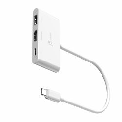 j5create JCA399-N hub de interfaz USB 3.2 Gen 2 [3.1 Gen 2] Type-C 5000 Mbit/s Blanco 