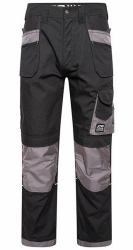 JCB Trade Plus Black/Grey Rip Stop Trouser 28