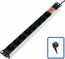 Lanview TUPS031 unidad de distribución de energía [PDU] 1U Negro 