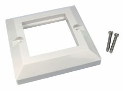 Cables Direct Dual Port Faceplate Blanco 