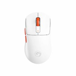 Marvo Scorpion G964W Niro 60 Wireless and Bluetooth USB-C Rechargeable Gaming Mouse [White] ratón Juego Óptico 