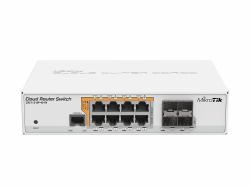 Mikrotik CRS112-8P-4S-IN switch Gigabit Ethernet [10/100/1000] Energía sobre Ethernet [PoE] Blanco 