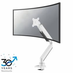neomounts select Neomounts NM-D775WHITEPLUS Brazo de monitor 10-49" - resorte de gas - Topfix - Tope-a-180° 