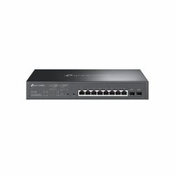 TP-Link Omada TL-SG2210MP Gestionado L2/L2+ Gigabit Ethernet [10/100/1000] Energía sobre Ethernet [PoE] 1U Negro 