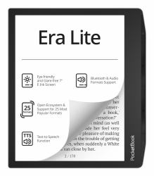 pocket uk PocketBook Era Lite lectore de e-book Pantalla táctil 16 GB Wifi Negro 