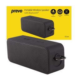 PREVO ES-201 Portable IP7 Waterproof Wireless Speaker with Bluetooth, USB, SD & 2 x 10W Speakers Inalámbrico 