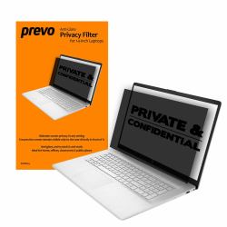 PREVO 14-Inch Anti-Glare Laptop Privacy Screen Filter, Anti-Peep, Anti-Static 35,6 cm [14"] Filtro de privacidad para pantallas sin marco 