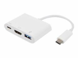 Prokord UTC-CUH01 base para portátil y replicador de puertos Acoplamiento USB 3.2 Gen 1 [3.1 Gen 1] Type-C Blanco 