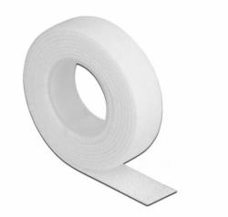 proxtend Hook and Loop Roll 10m x 15mm - White - Warranty: 36M