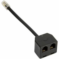Jabra 1600-289 teléfono divisor Negro (DOUBLE JACK/PARALLEL Y CABLE - .)