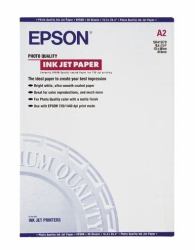 Epson Photo Quality Ink Jet Paper, DIN A2, 102 g/m², 30 hojas (PHO QUALITY INKJET PAPER-A2 30S 105)