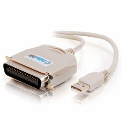 C2G 1.8m USB 1284 Parallel Cable cavo parallelo Beige 1,8 m (C2G 1.8m USB 1284 Parallel Cable printer cable Beige)