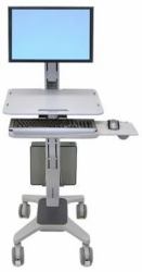 Ergotron WorkFit C-Mod, Single Display Sit-Stand Workstation 68,6 cm [27"] Piso Gris (WORKFIT C-MOD LCD LD - SINGLE LD SIT-STAND WORKSTATION)