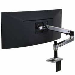 Ergotron LX Series Desk Mount LCD Arm 86,4 cm [34"] Escritorio Negro (LX DESK MOUNT LCD ARM POLISHED - UP TO 34 IN MONITORS 113 KG 10Y)