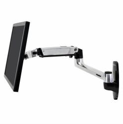 Ergotron LX Series LX Wall Mount LCD Arm 86,4 cm [34"] Pared Aluminio (LX WALL MOUNT LCD ARM - LX Wall Mount LCD Arm, 9.1 - kg, 81.3 cm [32"], 75 x 75 mm, 100 x 100 mm, Black - Warranty: 12M)