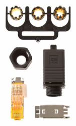 Axis 5700-371 conector RJ-45 Negro (SPR CONN PUSH PULL PLUG IDC-8 - IP67 SPR - Warranty: 60M)