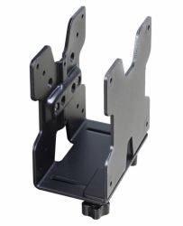 Ergotron 80-107-200 supporto per CPU Supporto per CPU da tavolo Nero (Ergotron Thin Client Mount - Mounting kit [holder, mounting hardware, strap] for personal computer - black - pole mount - for P...
