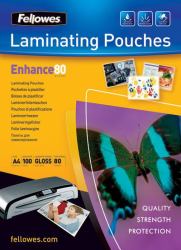 Fellowes Glossy Pouches A5 100 pcs. 80mµ plastificador (Fellowes 53060 IL A5 80Mic Pouch 100pk)