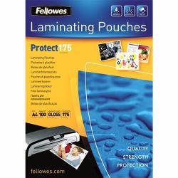 Fellowes 5308703 plastificador 100 pieza[s] (Fellowes 53087 A4 175Mic Pouch 100pk)