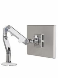 Humanscale Clamp Arm Silver/Grey for single monitor