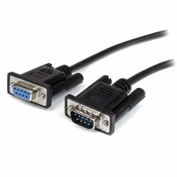 StarTech.com Cavo seriale diretto RS232 DB9 3m nero - M/F (DB9 RS232 SERIAL EXTENSION CABL - 3M BLACK MALE TO FEMALE CABLE)