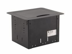 Kramer Electronics TBUS-1AXL Aluminio caja eléctrica (TBUS-1AXL[B] - Table Mount Modular Multi&ndash;Connection Solution Tilt&ndash;Up Lid)