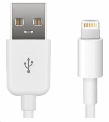 Microconnect LIGHTNING1 cavo Lightning 1 m Bianco (Lightning Cable MFI 1m, White - 8Pin Lightning - USB A Male - Charging & Syncing, 2.4A - Warranty: 300M)